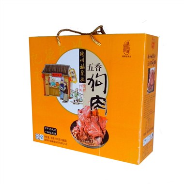 山东德州福聚德特色熟食系类—五香狗肉礼盒
